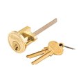 Patioplus Brass-Plated Zinc Key Lock Cylinder, Keyed Differently PA1489402
